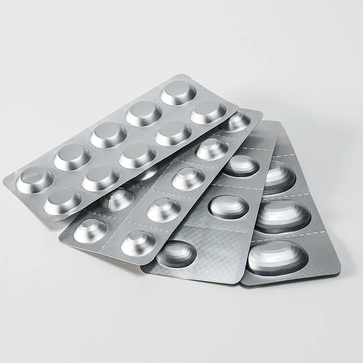 Blister packs sealed with Aluberg aluminium foil